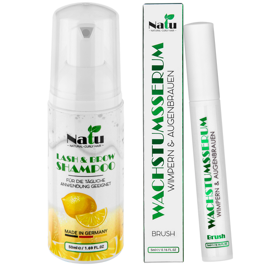 Wimpernshampoo & Wimpernserum Set: Sparen Sie und pflegen Sie Ihre Wimpern