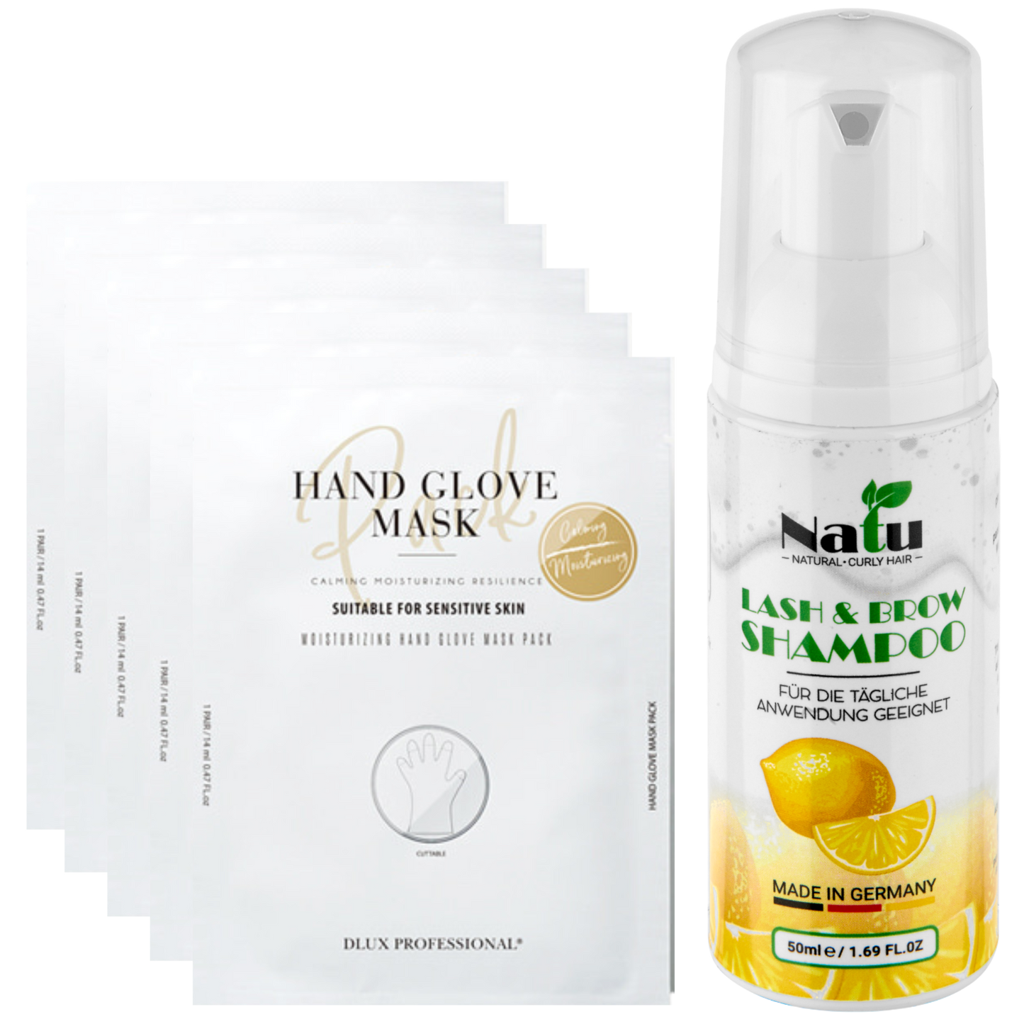 Spar-Set No 5 I Lash & Brow Wimpernshampoo + Hyaluronsäure Handmaske